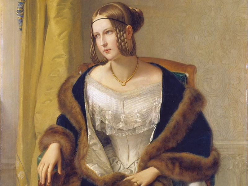 1793-Philipp Veit - Ritratto della baronessa di Bernus